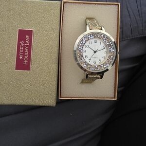 Gold Glitter Women's Watch